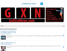 Tablet Screenshot of goxtranews.com